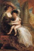 Peter Paul Rubens Helene Fourment and her Eldest Son Frans Spain oil painting artist